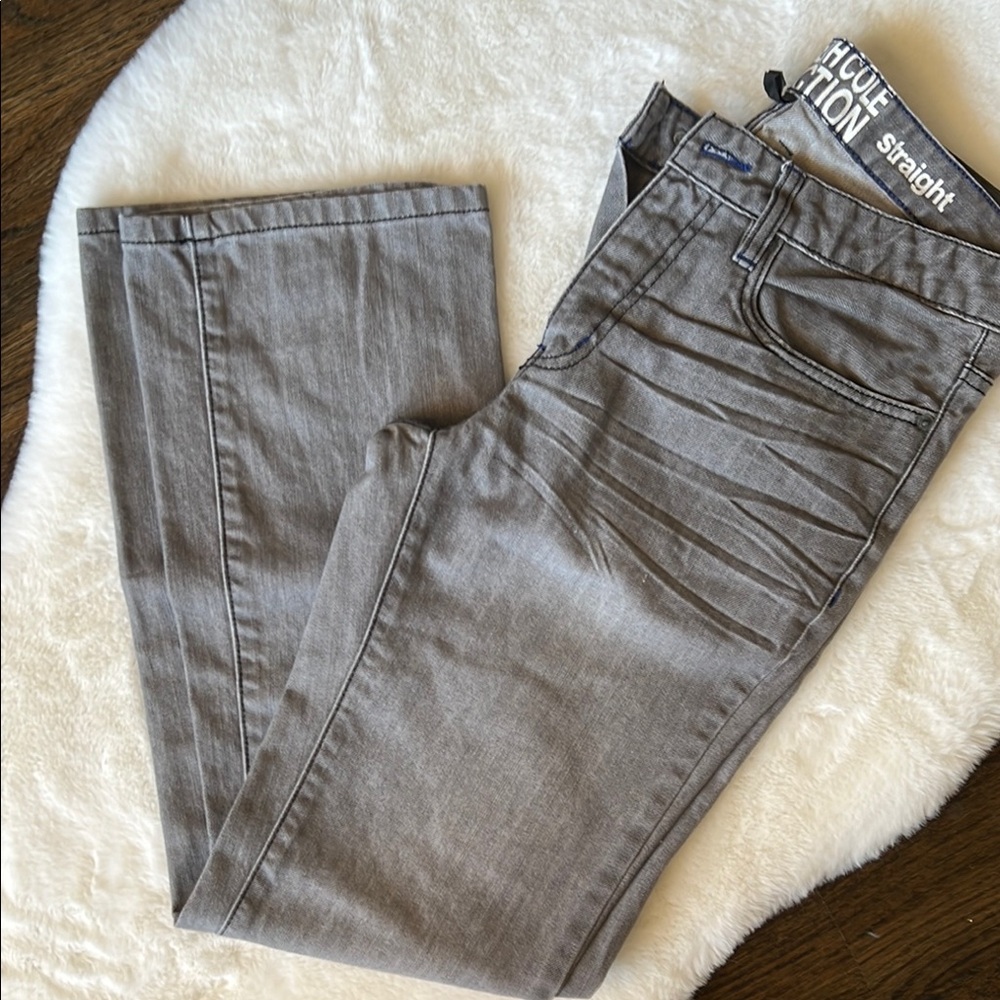 Kenneth Cole Men's Gray Wash Straight Jeans